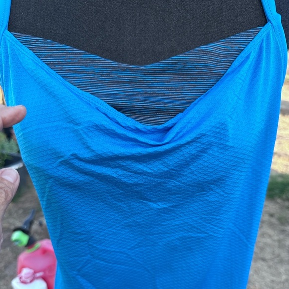 LULULEMON Women's Blue Spaghetti Strap Top - Picture 2 of 10